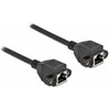 Delock Netzwerk Verlängerungskabel S/FTP RJ45 Buchse zu RJ45 Buchse Cat.6A 5 m juodas