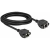 Delock Netzwerk Verlängerungskabel S/FTP RJ45 Buchse zu RJ45 Buchse Cat.6A 3 m juodas