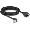Delock Netzwerk Verlängerungskabel S/FTP Stecker RJ45 Stecker 90° gewinkelt zu RJ45 Einbaubuchse Cat.6A 5 m juodas