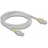 Delock Netzwerkkabel RJ45 Cat.6A S/FTP mit farbigen Clips 3 m