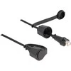 Delock Netzwerkkabel RJ45 Stecker zu RJ45 Stecker Cat.6 STP mit Verschlusskappe Outdoor IP68 staub- und wasserdicht juodas 3 m
