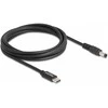 Delock Notebook Ladekabel USB Type-C Stecker zu 5,5 x 2,1 mm Stecker