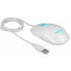 Pelė Delock 12537 - Ambidextrous - Optinė - USB Type-A - 1200 DPI - Baltas
