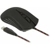 Pelė Delock 12531 - Ambidextrous - Optinė - USB Type-A - 4800 DPI - Juodas,Raudona