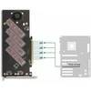 Delock 90079 - PCIe - M.2 - PCIe 4.0 - Pilkas - 1 fan(s) - China