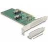 Delock PCI Express 4.0 x16 Karte zu 4 x SFF-8639 NVMe - Bifurcation - Low Profile Formfaktor