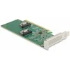 Delock PCI Express 4.0 x16 Karte zu 4 x SFF-8639 NVMe - Bifurcation - Low Profile Formfaktor