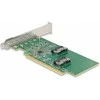 Delock PCI Express 4.0 x16 Karte zu 4 x SFF-8639 NVMe - Bifurcation - Low Profile Formfaktor