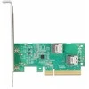Delock PCI Express 4.0 x8 Karte zu 2 x intern SFF-8654 4i NVMe - Bifurcation - Low Profile Formfaktor