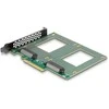 Delock PCI Express 4.0 x8 Karte zu 2 x intern U.2 NVMe SFF-8639 - Bifurcation (LxB: 144 x 122 mm)