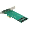 Delock PCI Express x1 Karte > 2 x intern M.2 Key B 110 mm - Low Profile Form Faktor