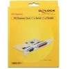 Delock 89446 - PCIe - Parallel,Serial - PCIe 2.0 - RS-232 - SUN2410 - 0.0144 Gbit/s