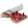 Delock PCI Express x1 Karte zu 2 x extern USB 5 Gbps Typ-A Buchse - Low Profile Formfaktor