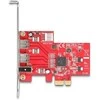 Delock PCI Express x1 Karte zu 2 x extern FireWire B + 1 x extern FireWire A - Low Profile Formfaktor