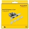 Delock PCI Express x1 Karte zu 2 x Seriell RS-232