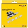 Kontroler Delock PCI Express x1 Karta do 2 x Szeregowy RS-232 (90046)