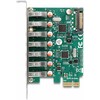 „Delock DeLOCK PCI Express x1“ kortelė, skirta 7 išoriniams USB 5 Gbps A tipo lizdams, USB valdiklis