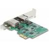 Delock PCI Express x1 Netzwerkkarte 2,5 Gigabit LAN 2 x RJ45 RTL8125