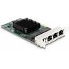 Delock PCI Express x1 Netzwerkkarte Gigabit LAN 4 x RJ45 BCM