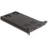 Delock PCI Express adapteris su dviem M.2 aušinimo angomis