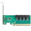 Delock PCI Express x16 Karte zu 4 x intern SFF-8643 NVMe - Bifurcation - Low Profile Formfaktor