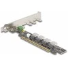 Delock PCI Express x16 Karte zu 4 x intern SFF-8654 4i NVMe - Bifurcation
