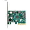 Delock PCI Express x4 Karte zu 1 x extern USB 10 Gbps Type-C Buchse+ 1 10 - PCI-Express
