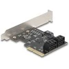 Delock PCI Express x4 Karte zu 5 Port SATA Kontroller - Low Profile Formfaktor