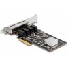 Kontroler Delock DeLOCK PCIe x4 to 4 x RJ45 Gbit, LAN adapter (Realtek RTL8111H)