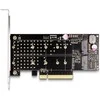 Delock PCI Express x8 Karte zu 2 x intern NVMe M.2 Key M - Bifurcation - Low Profile Formfaktor