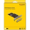 Delock PCI Express x8 Karte zu 2 x intern NVMe M.2 Key M - Bifurcation - Low Profile Formfaktor