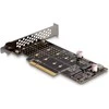 Delock PCI Express x8 Karte zu 2 x intern NVMe M.2 Key M - Bifurcation - Low Profile Formfaktor