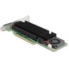 Delock PCI Express x8 Karte zu 2 x intern NVMe M.2 Key M mit RAID - Low Profile Formfaktor