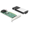 Delock PCI Express x8 Karte zu 2 x intern NVMe M.2 Key M mit RAID - Low Profile Formfaktor