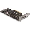 Delock PCI Express x8 Karte zu 2 x intern NVMe M.2 Key M - Bifurcation - Low Profile Formfaktor