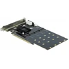 Delock 90409 - PCIe - M.2 - PCIe 3.0 - Juodas - Active - 1 fan(s)