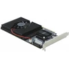 Delock 90409 - PCIe - M.2 - PCIe 3.0 - Juodas - Active - 1 fan(s)