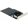 Delock 90409 - PCIe - M.2 - PCIe 3.0 - Juodas - Active - 1 fan(s)