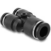 Delock Pneumatik Steckverbinder 2 x 8 mm zu 1 x 10 mm mit Befestigungsloch Y-Form