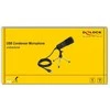 Delock Professional USB kondensacinis mikrofonas 24 bitų / 192 kHz