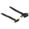 Delock Riser Karte PCI Express x1 Stecker 90 gewinkelt zu x1 Slot mit Kabelis 30 cm