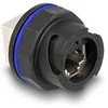 Delock RJ45 Cat.6A Einbaubuchse / Kupplung juodas