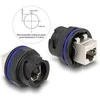 Delock RJ45 Cat.6A Einbaubuchse / Kupplung juodas