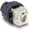 Delock RJ45 Cat.6A Einbaubuchse mit LSA Anschluss juodas