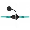 DeLock RJ45 Cat.6A Einbaubuchse mit Staubschutzkappe