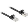 Delock RJ45 Flachband Patchkabel Stecker zu Stecker Cat.6A U/FTP 5 m juodas