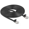 Delock RJ45 Flachband Patchkabel Stecker zu Stecker Cat.6A U/FTP 7,5 m juodas