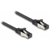 Delock RJ45 Flachband Patchkabel Stecker zu Stecker Cat.8.1 flexibel 1 m juodas