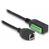 Delock RJ45 Kabelis Cat.5e Buchse zu Terminalblock Adapteris 21,5 cm