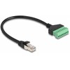 Delock DELOCK RJ45 Kabelis Cat.6 St > Terminalblock Adapteris 30cm 2tlg